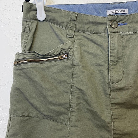🌻Toad&Co {6} Hunter Green 'Swept Away' Utility Skirt - Picture 3 of 8